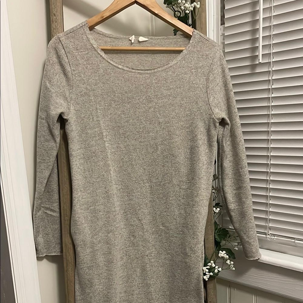 Anthropologie Gray Women's Sweater Dress
